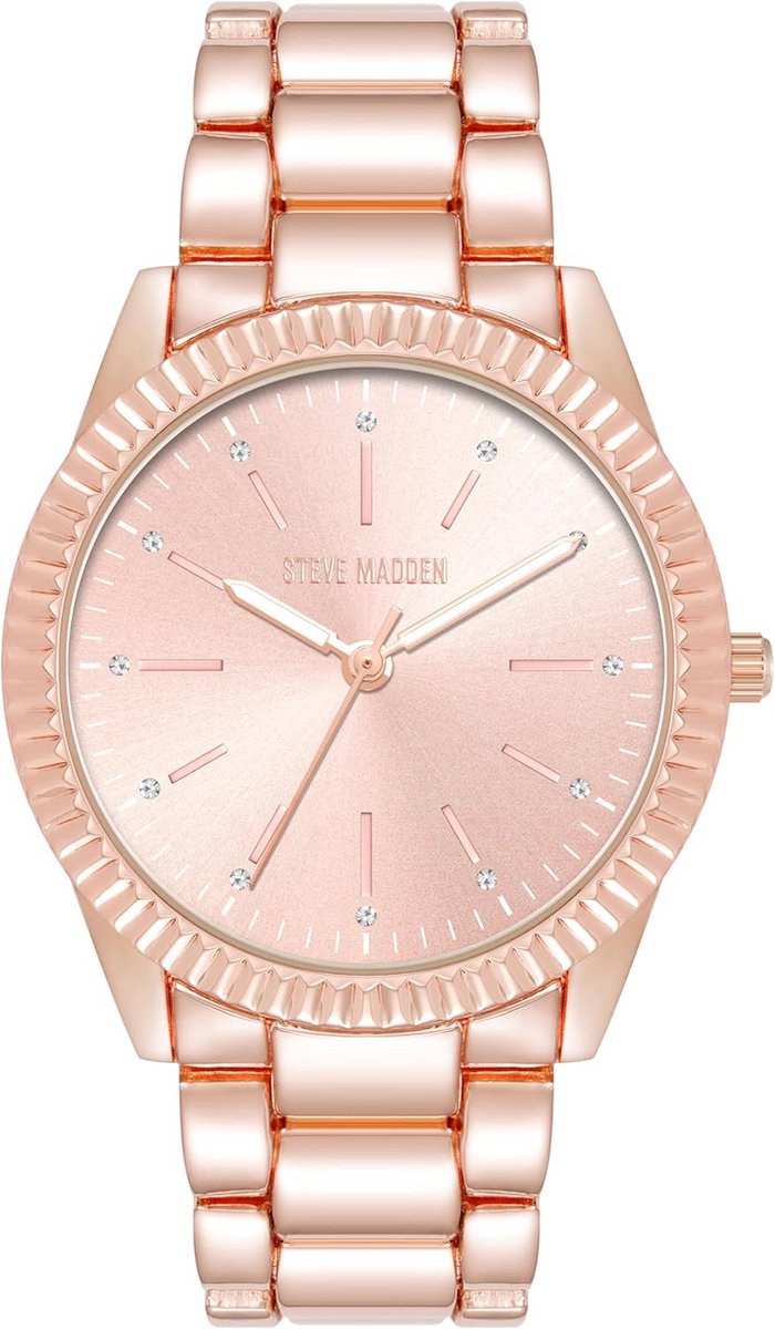 Dames Armbandhorloge met Echt Kristallen Accenten