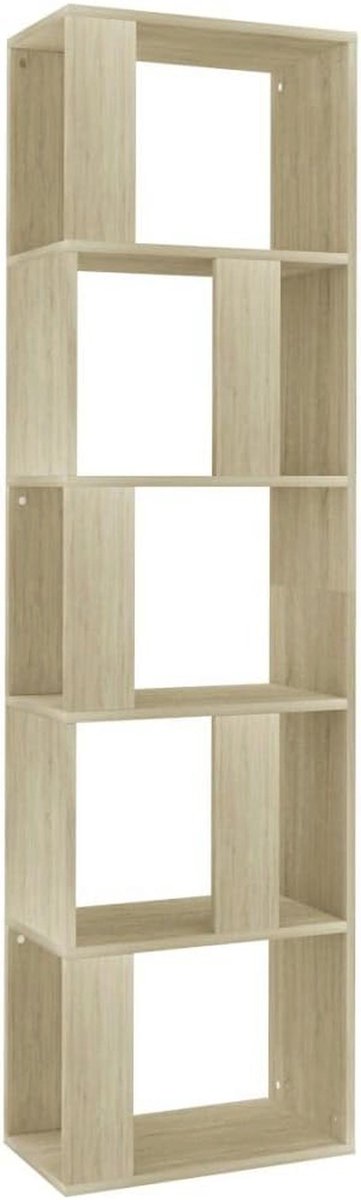 Stijlvolle boekenkast/roomdivider 45x24x159 cm