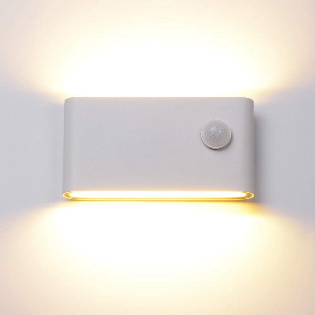 LED Wandlamp Binnen met Bewegingsmelder 12W Warm Wit 800 Lumen