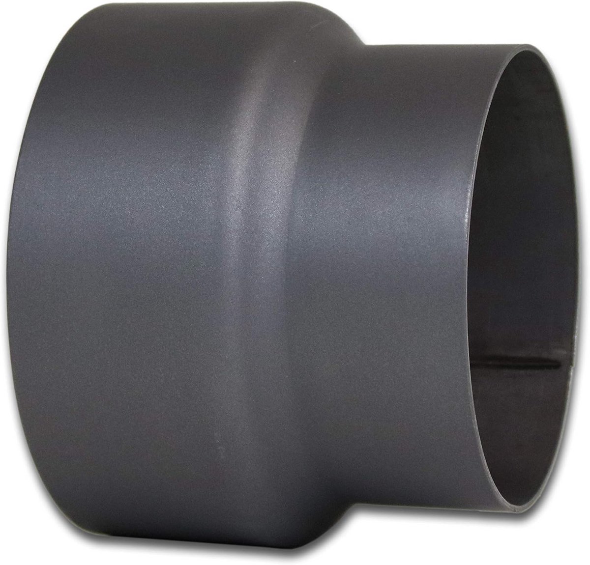 Kachelpijp Reductie 150 mm naar 130 mm Gietijzer Grijs