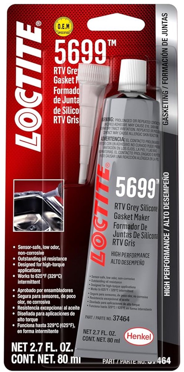 Hoogwaardige Grijze Siliconenkit RTV voor Afdichten - 80ml