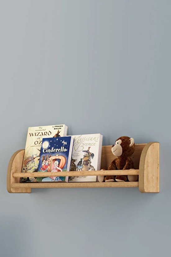 Foto: Zeo wood boekenrek boekenplank wandrek boekenkast kinderboekenrek boekenplank boekenkast