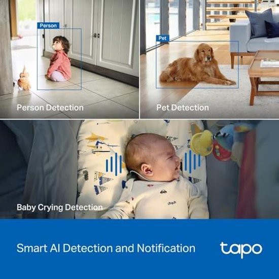 4K 8MP Interne WiFi Camera met Slimme AI, Gezichtsherkenning en Verbeterde Nachtzicht — afbeelding 5