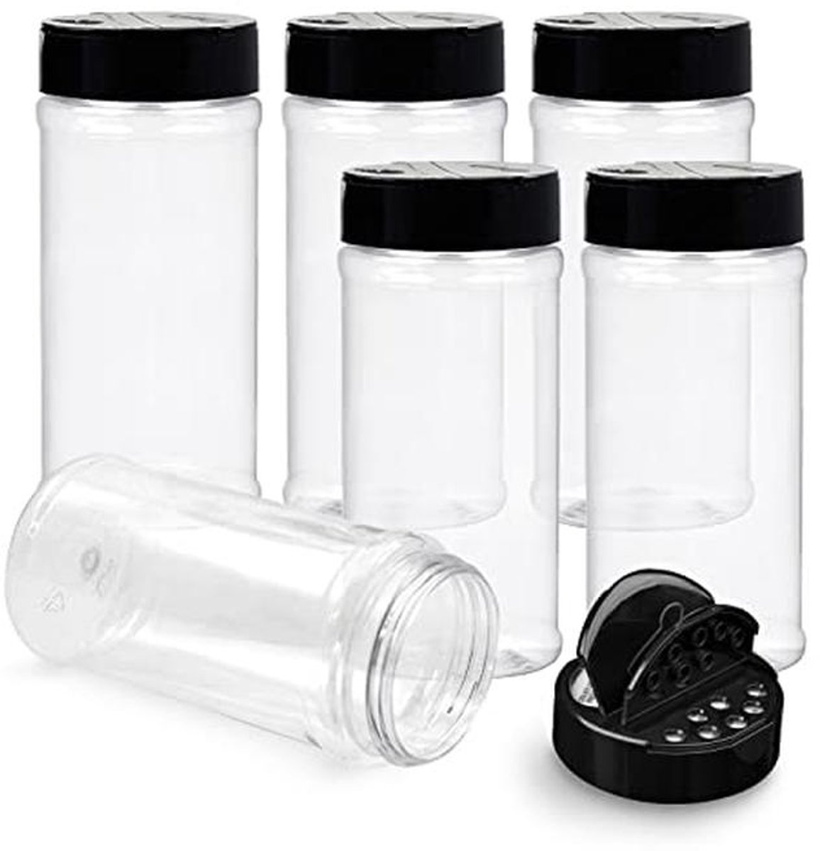 Kruidenpotjes met verzegeld deksel - Set van 6 stuks