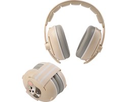 Muisstil® Gehoorbescherming Baby – Gecertificeerde Oorkappen voor baby’s en Peuters – Premium Oorbeschermers Baby - Koptelefoon Baby – 25 dB Bescherming – Beige