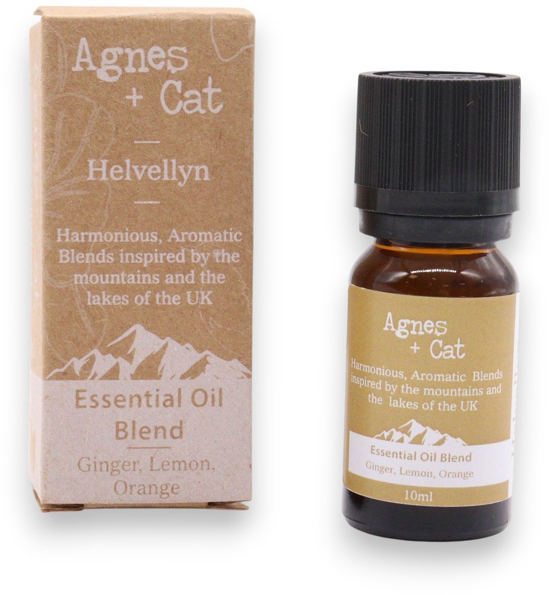 Agnes Cat - helvellyn - etherische olie - blend - citroen - gember - sinaasappel - olie - 10ml