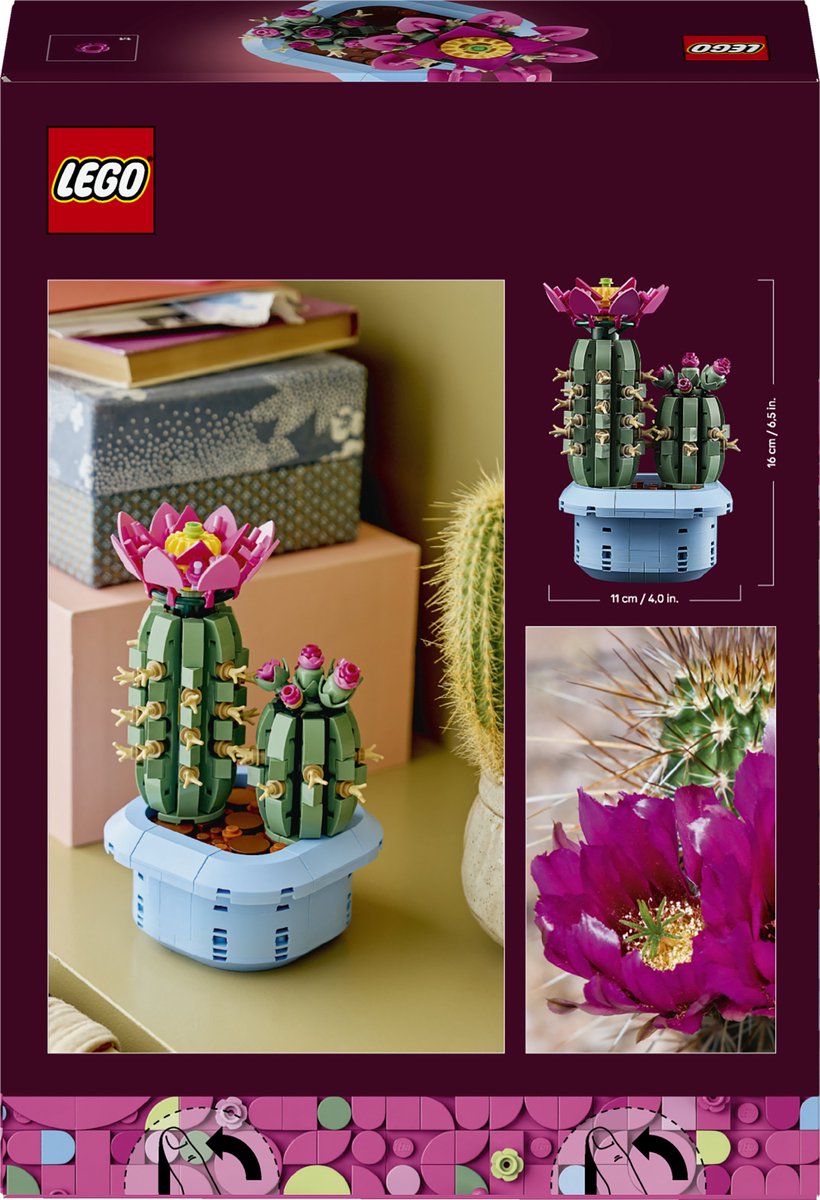 LEGO Botanicals Bloeiende Cactus - Planten Decoratie Set - 11509 — afbeelding 9