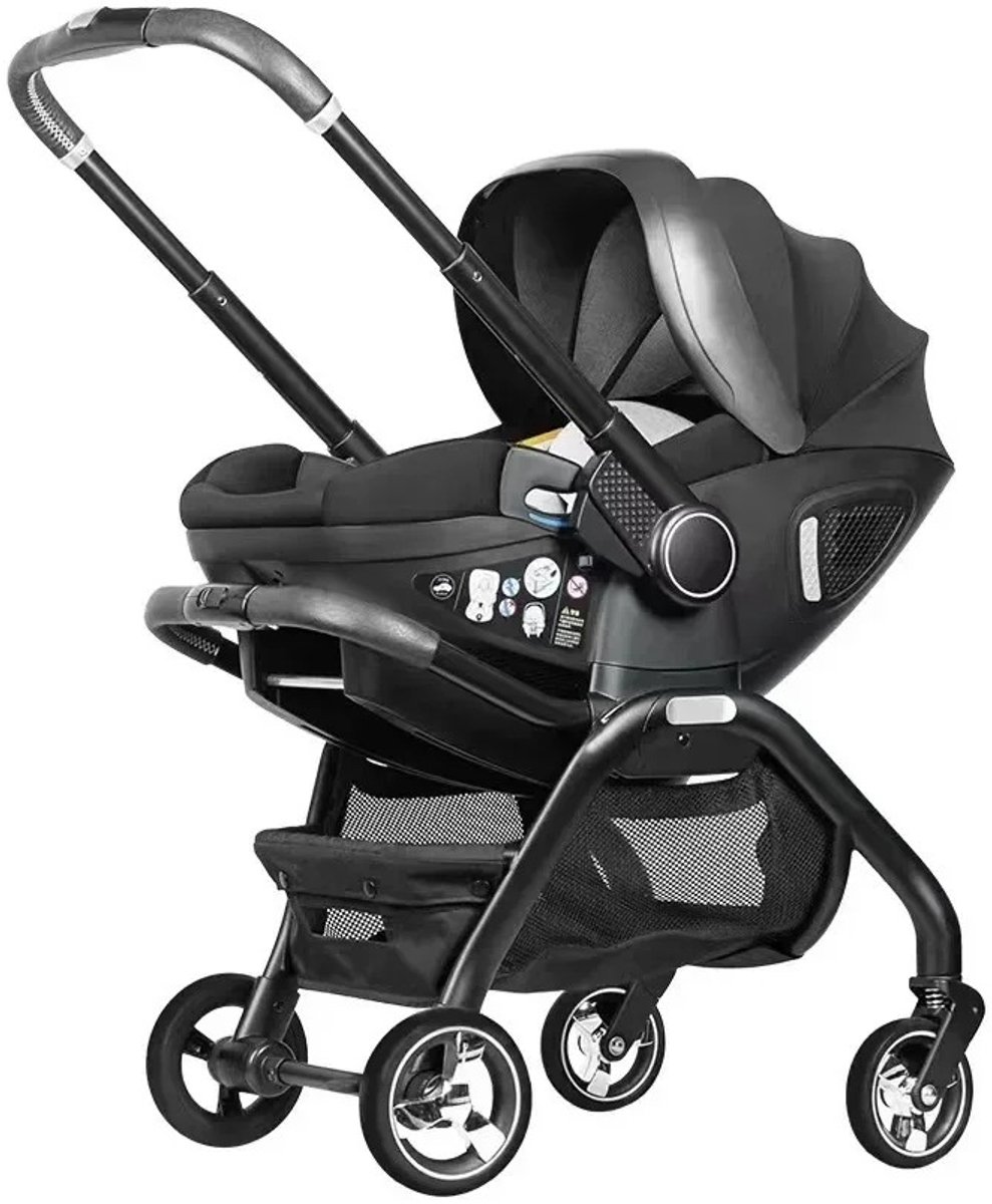 Wentink Mo buggy - Kinderwagen 3 in 1 - Kinderwagen speelgoed - Kinderwagen pop - Draagbare Kinderautostoel Luxe Opvouwbare thumbnail 4