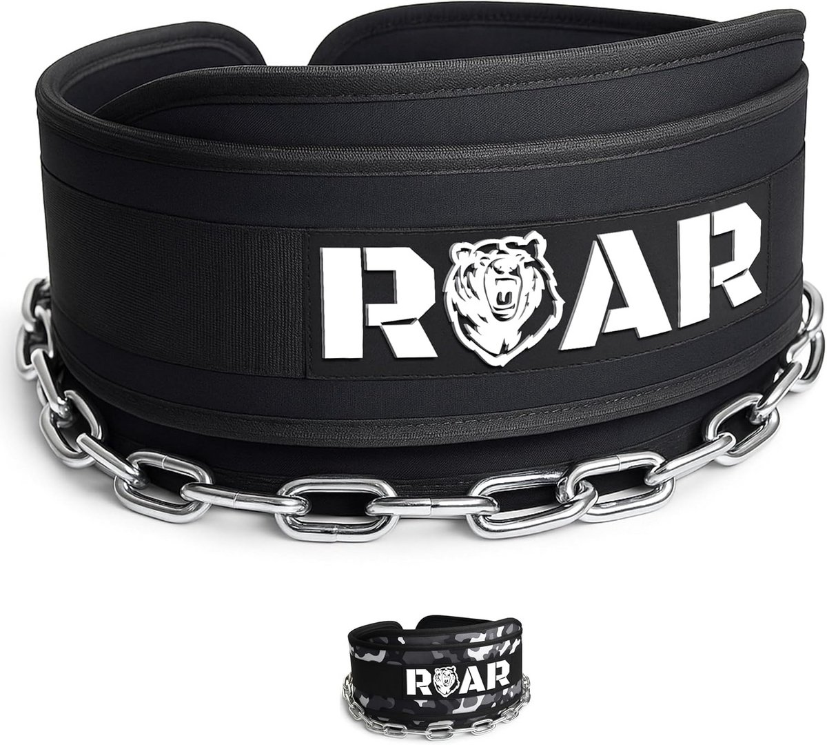 Dip Belt voor Gewichtheffen, Pullups, Powerlifting en CrossFit - Comfortabele Neopreen Taille Ondersteuning
