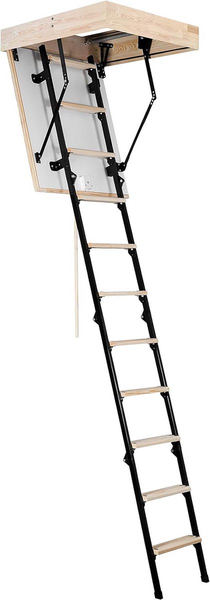 Zolderluik Met Trap 80x60 cm - Energiezuinig en Compact Met Goede Isolatie