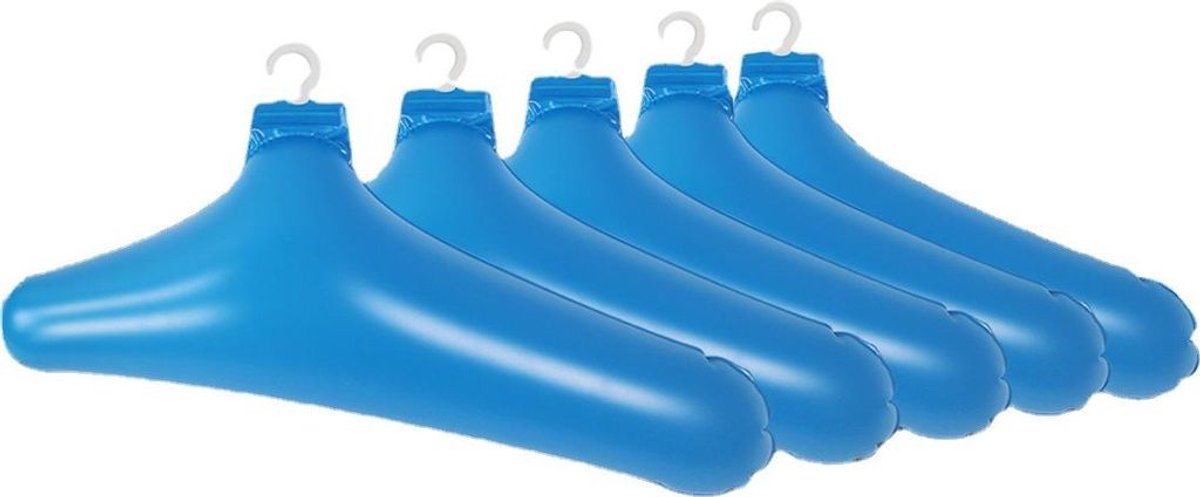 Set van 5 opblaasbare reishangers, antislip hangers voor buiten, draagbare hangers
