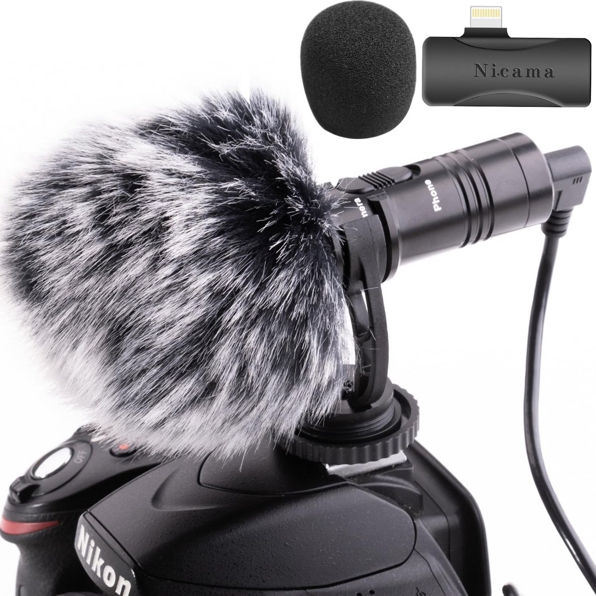 Compacte Camera Microfoon voor Kristalheldere Opnames