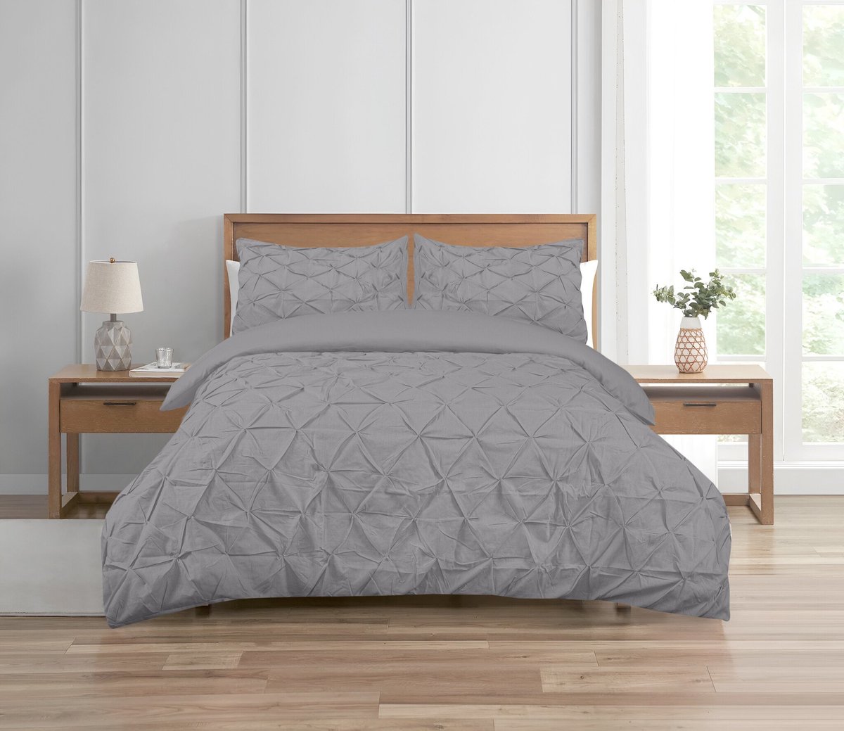 Beau Maison Dekbedovertrek Augustine Antraciet - 240 x 200/220 cm + 2 kussenslopen