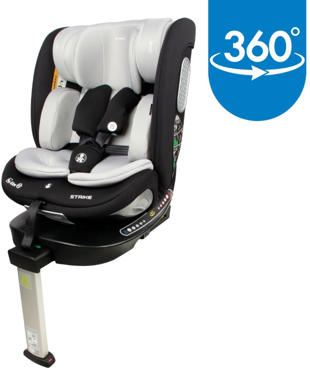 Moni Strike Dark Grey 40-150 cm 360° i-Size Autostoel