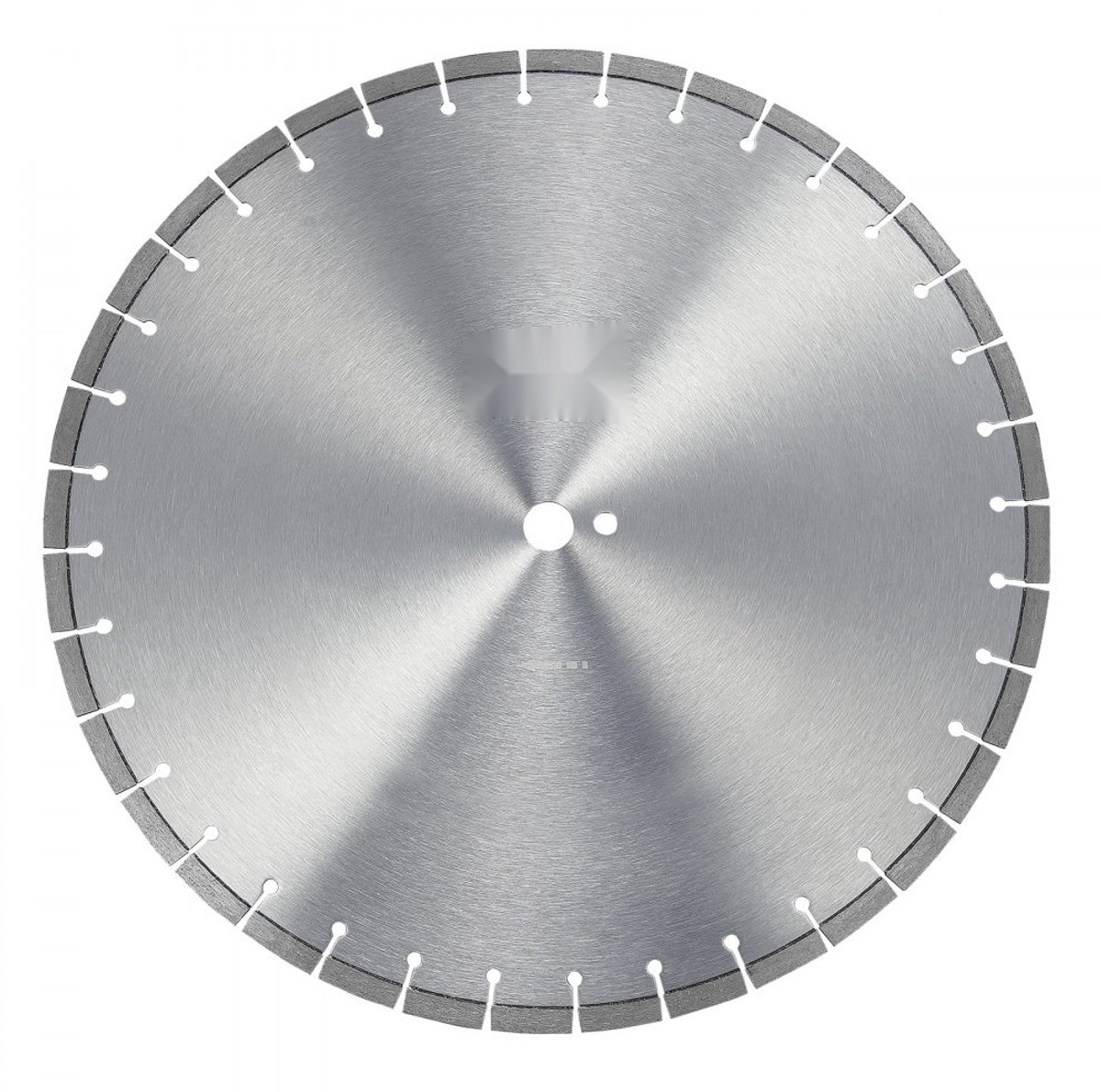 Diamantzaagblad / Diamantschijf - Betonzaagblad 50 cm (500 mm) - Nat/Droog - Segmenthoogte 12 mm - Vlakke Tanden - Asgat 25,4 mm - Voor Beton, Cementplaten, Tegels, Bakstenen