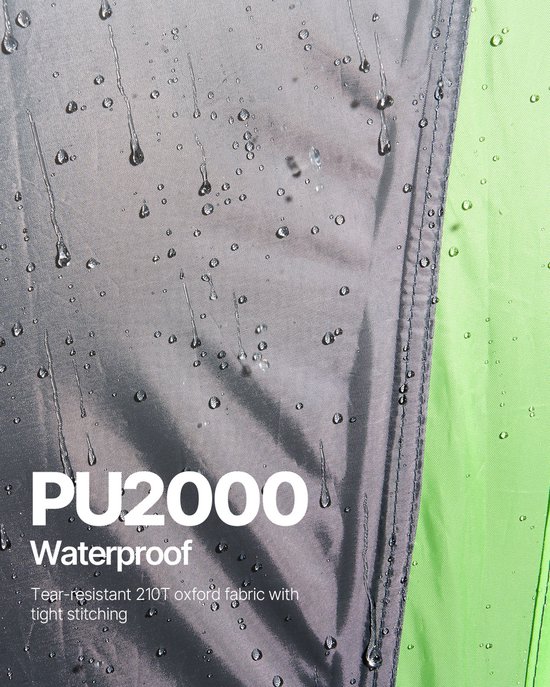 VEVOR Kampeertent SUV Buitentent met Luifel Waterdicht 305x310cm Autotent van Vevor — afbeelding 5