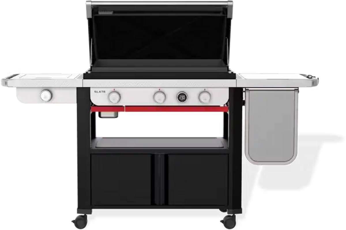 WEBER Plancha met zijbrander 76cm zwart