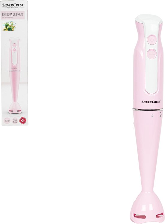 SILVERCREST® staafmixer & hakmolen – 350W – roze