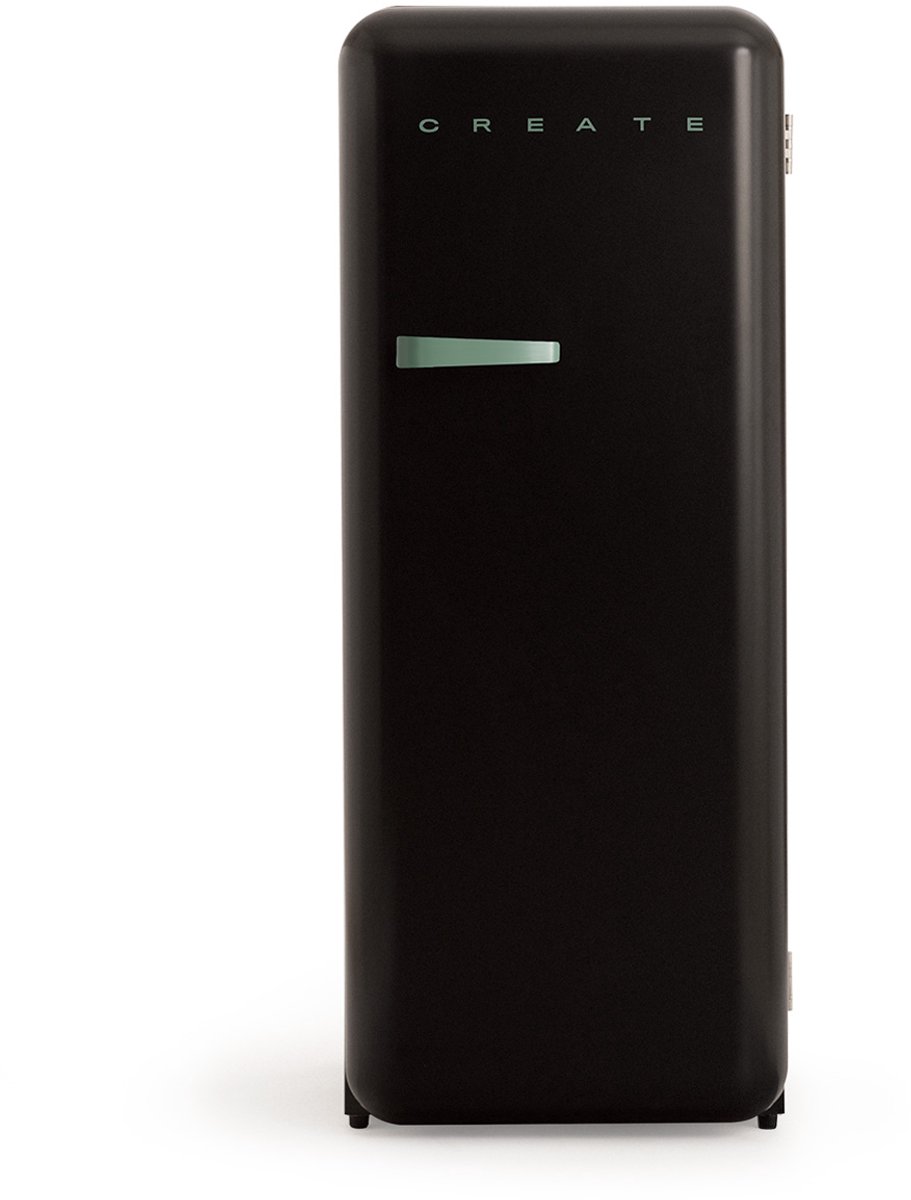 Create Koelkast in retrostijl Zwart Handvat Sage FRIDGE RETRO 281L