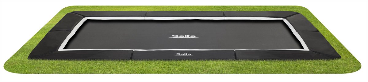 Salta Royal Baseground Sports - Inground trampoline - 305 x 214 cm - Zwart