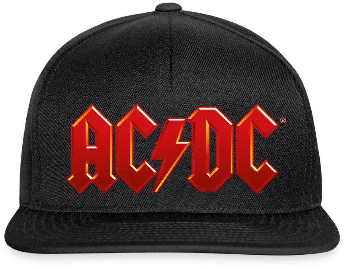 AC/DC Klassiek Logo Met Bliksemschicht Snapback cap