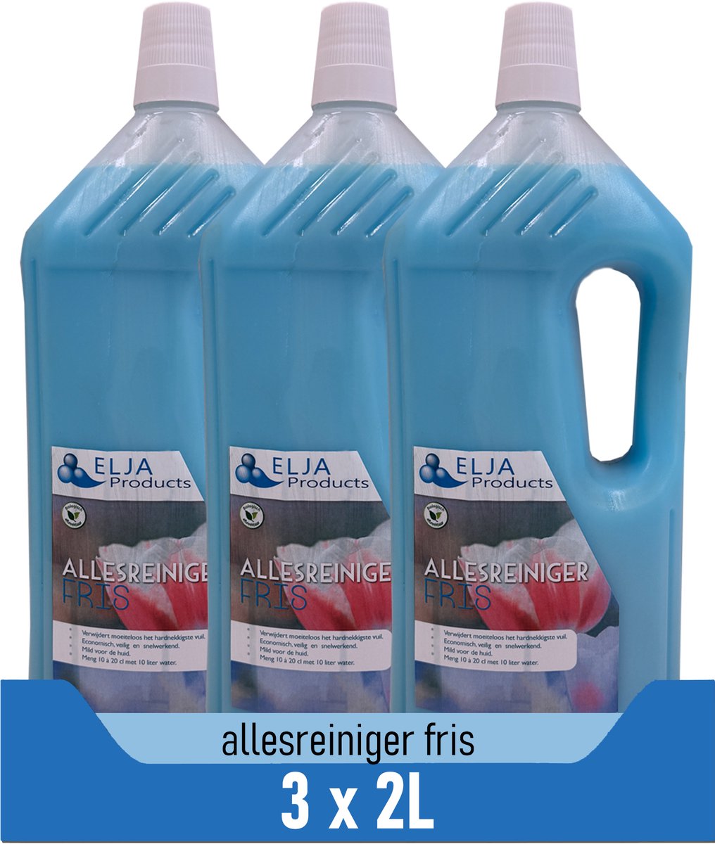 Elja Allesreiniger Fris | 3x2L | All-in one reiniger | interieurreiniger