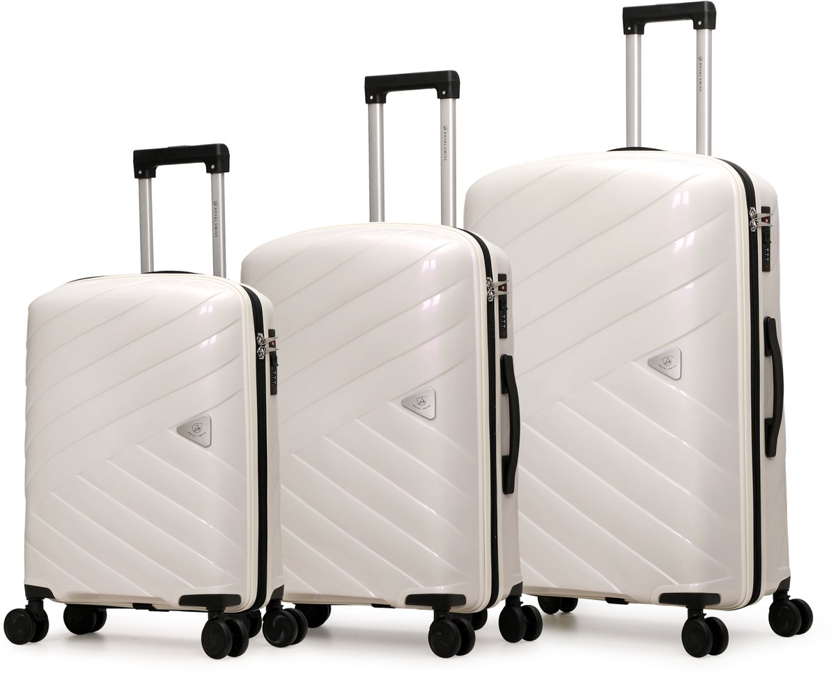 ROYAL SWISS Kofferset 3-Delig - PP Hardcase - 20/24