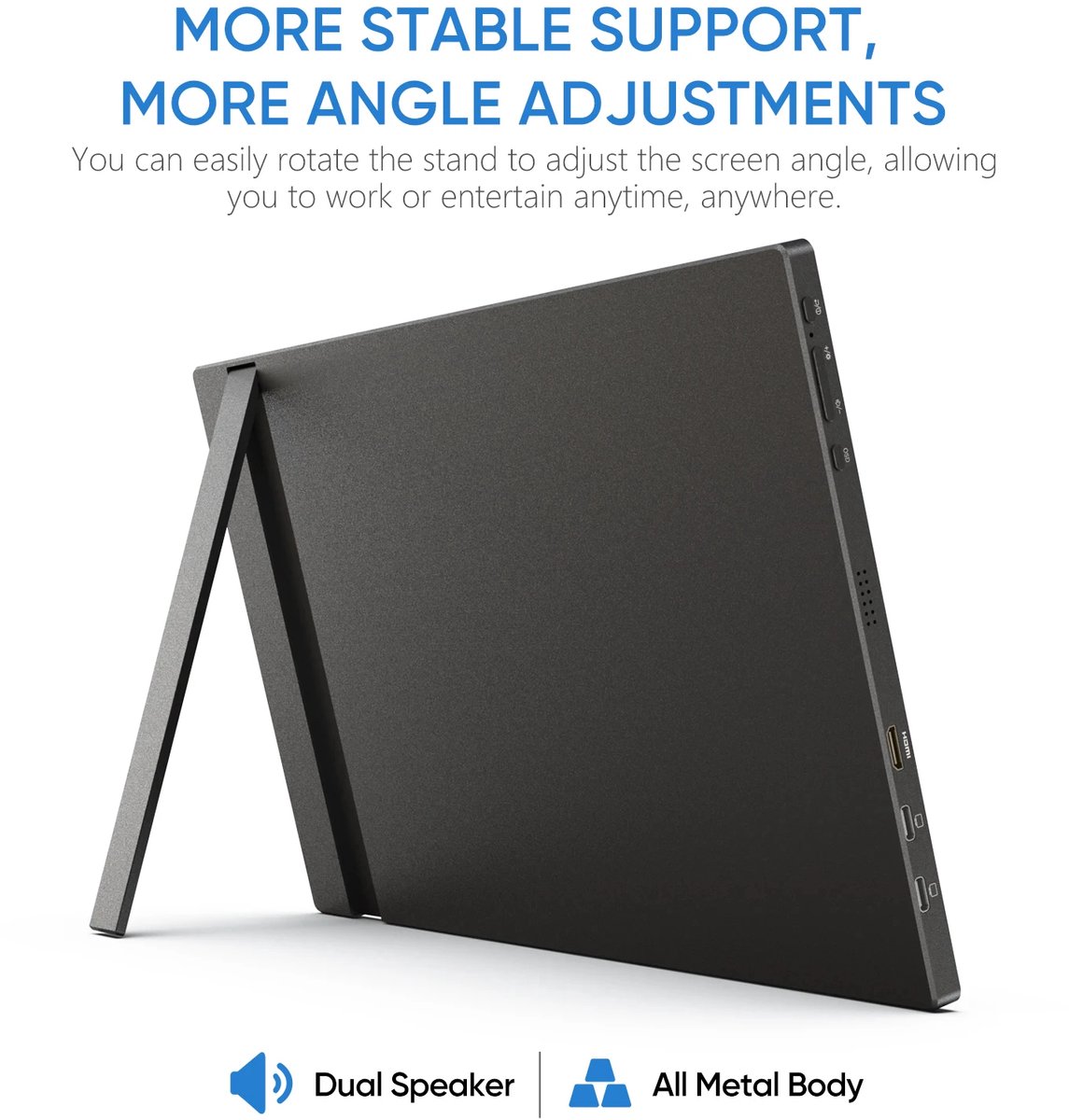 Portable 16,1 Inch Gaming Monitor 144Hz Full HD IPS - afbeelding 2