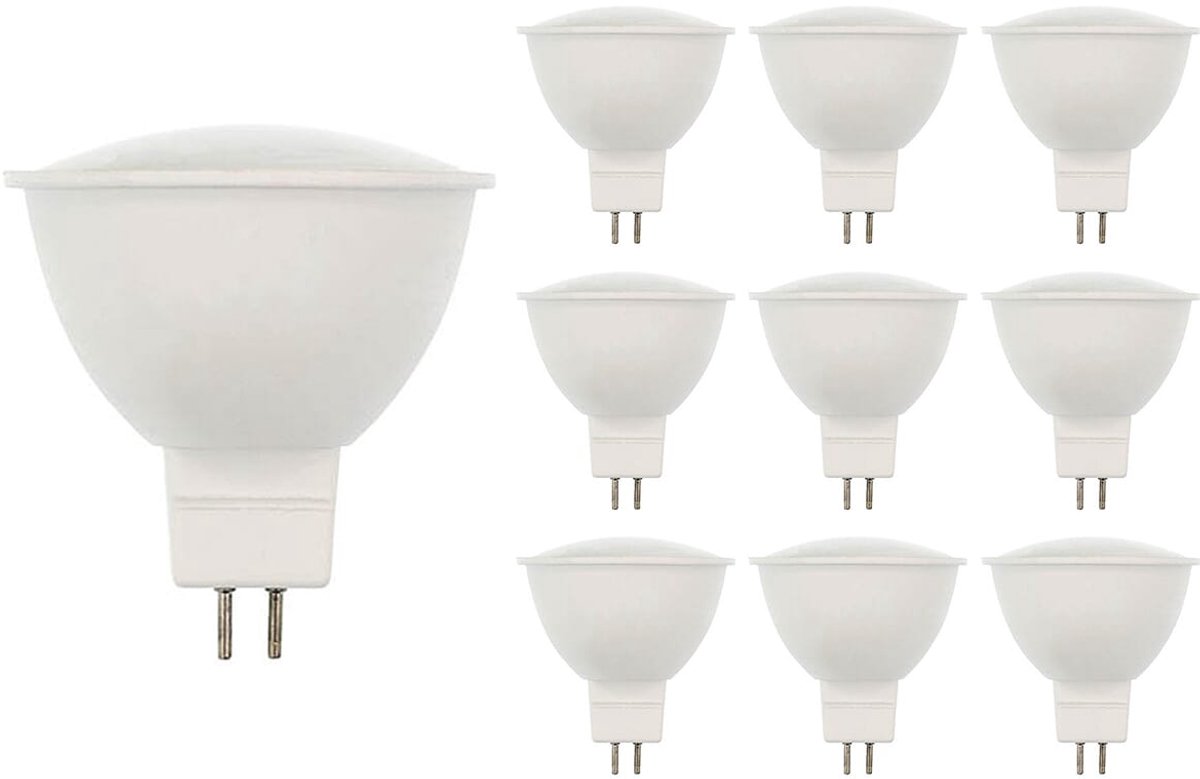 VITO LED Spot GU5.3 MR16 - 3.3W (vervangt 20W) - 243lm - 2700K - 220V - Ø50mm - Energiezuinig - 10 stuks