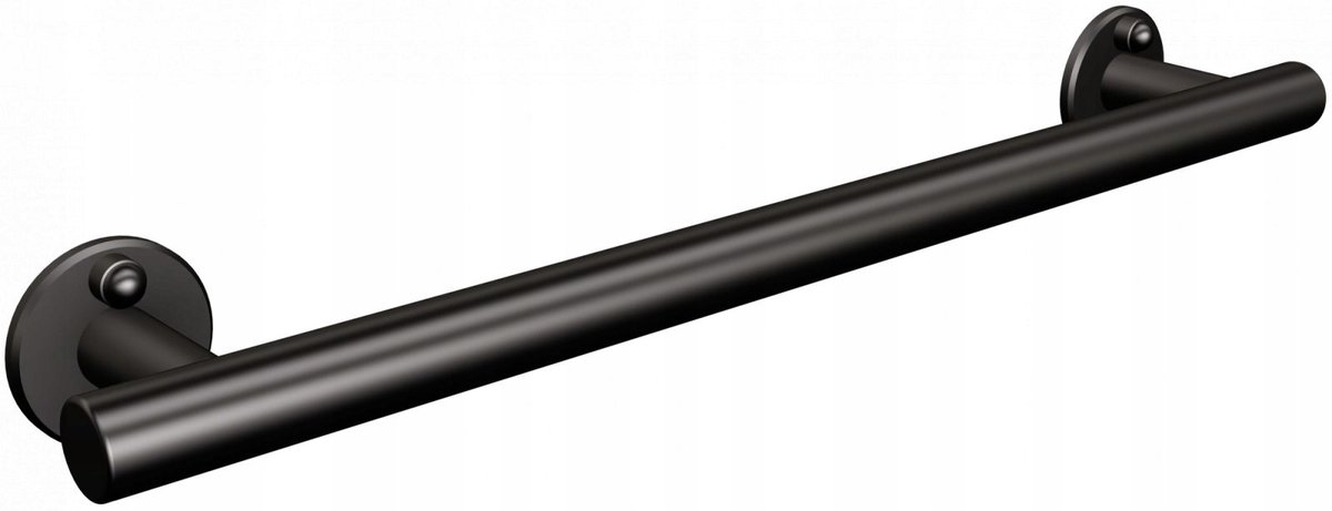 Zwarts Badkamer Greep - 47 cm RVS
