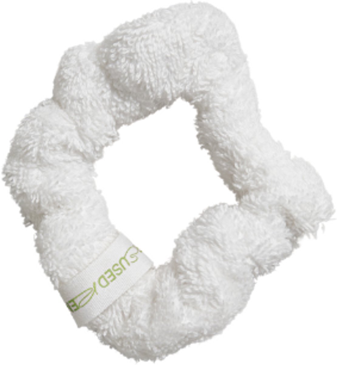 Reused Remade Haarscrunchie - Roze - Upcycle - Hergebruikte badstof - Eco-vriendelijke scrunchie - Unieke hoteltextiel