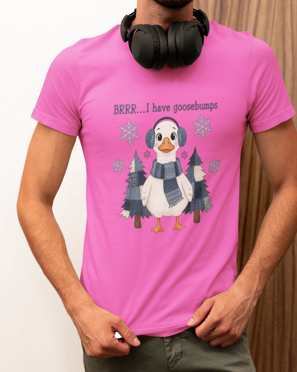 Goosebumps Kerst - Kerst T-shirt Roze - Grappig T-shirt - Maat XL - Kerst Cadeau Mannen - Limited Edition