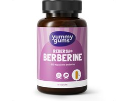 Yummygums - Berberine Capsules - Rebersa® 500 mg - Vegan - 30 capsules