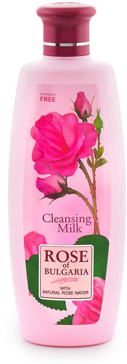 Bulgaarse rozen gezicht melk reiniger - zijdezachte huid - droog en zeer gevoelige huid - make-up - 330ml