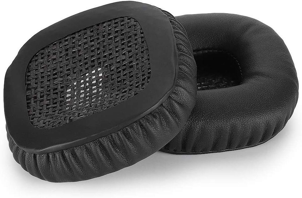 EGoods - Vervangende kussens voor koptelefoon - Zacht zwart oorkussens - Reserve oorhoesjes - Comfortabele oorbeschermers