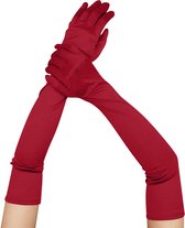 Gants longs pour femmes - gants extra longs en satin extensible - gants de fête vintage pour femmes - gants de mariée - adaptés aux mariées, mariage, opéra, thé, fête