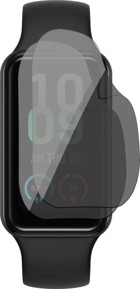 Privacy Screenprotector geschikt voor Amazfit Band 7 - 2x FlexGuard Screen Protector