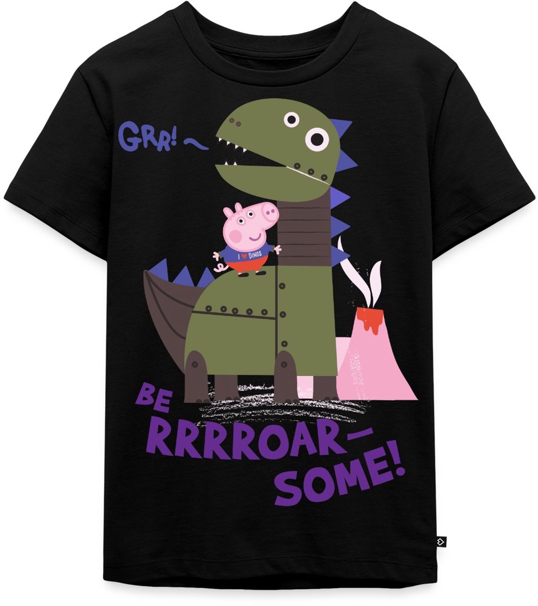 Peppa Pig Dinosaurs Lover Premium T Shirt Kinderen