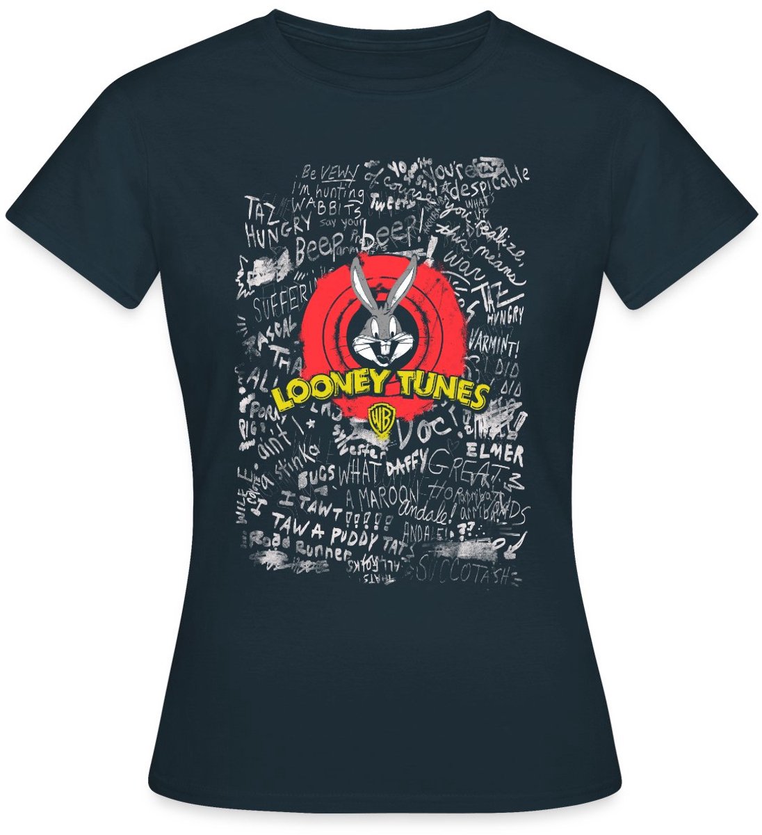 Looney Tunes Scribbles T-Shirt Dames