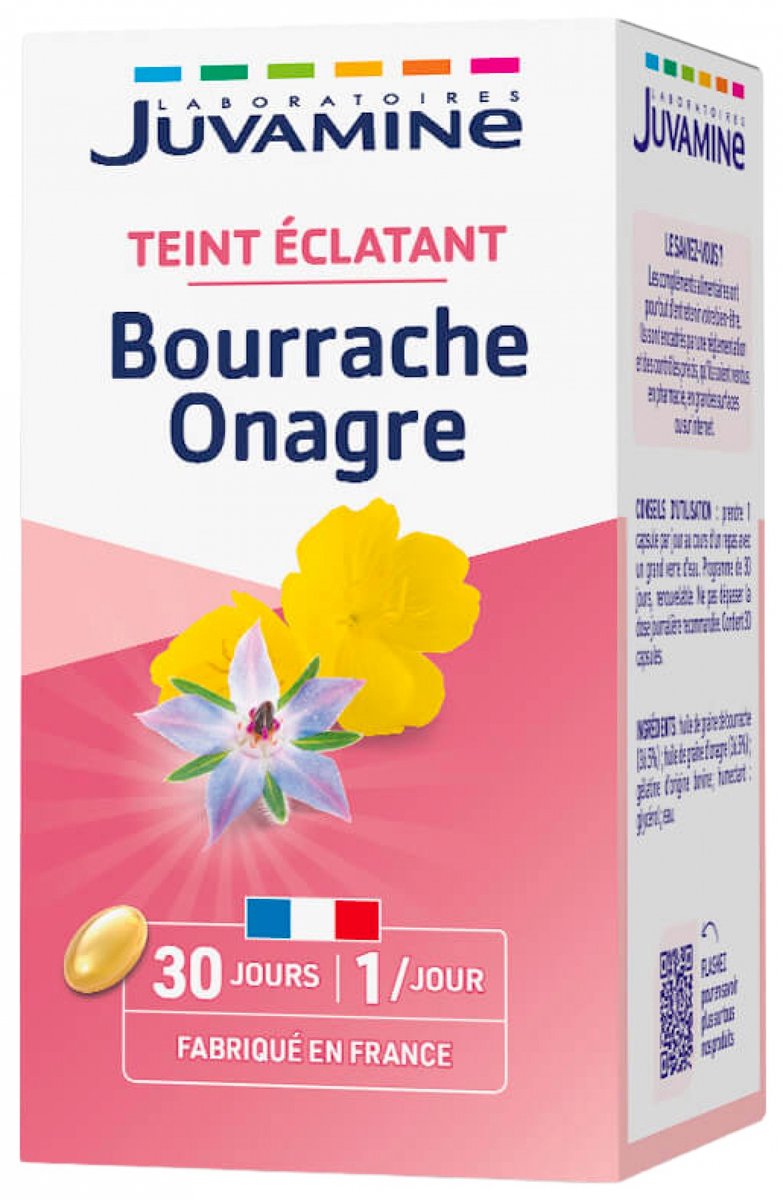 Juvamine Borage Teunisbloem 30 Capsules