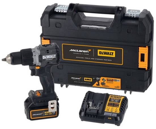 18V Brushless Accu Schroef-/Boormachine Set 4,0Ah Li-ion 14 Koppelstanden LED Licht Compact DEWALT