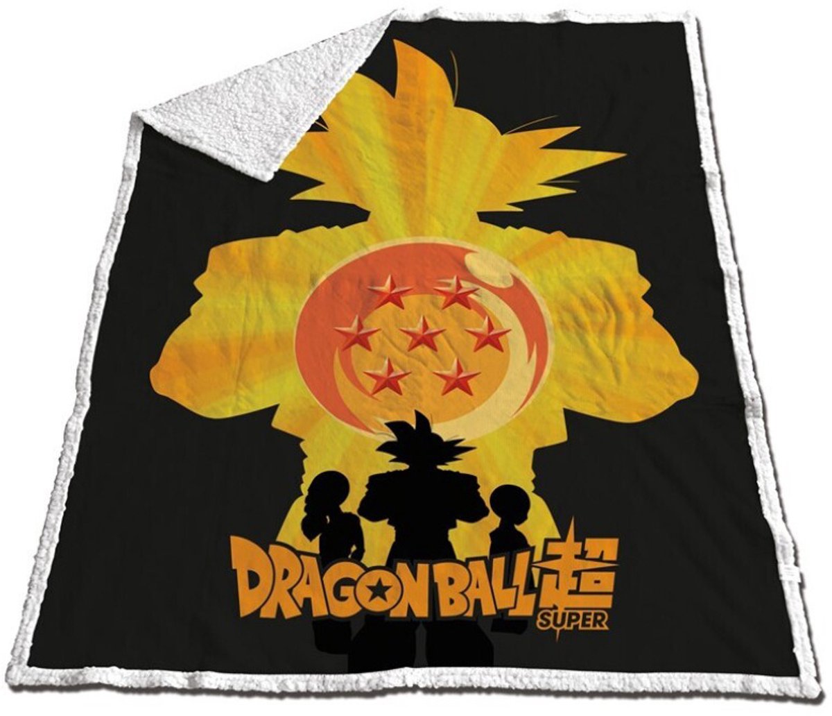 Dragon Ball Z Fleeceplaid, Red Ribbon - 130 x 170 cm - Sherpa Fleece