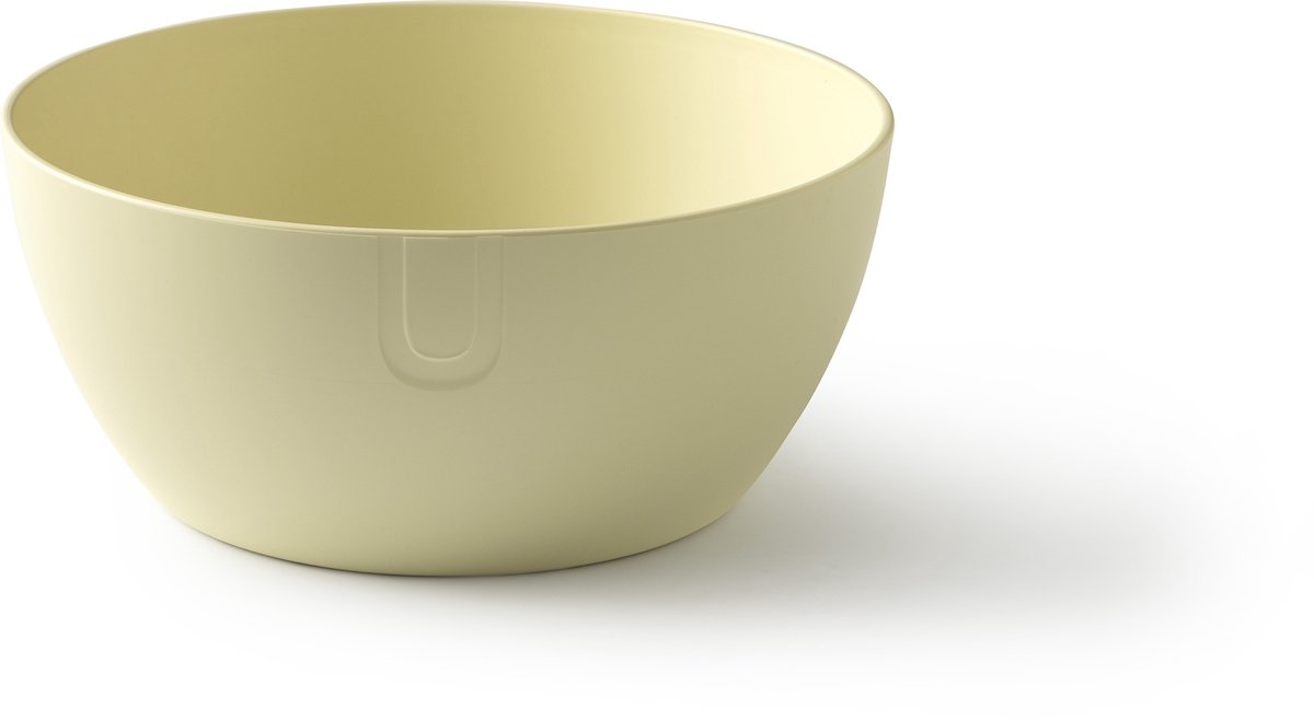 UBITE bio-based saladeschaal/serveerschaal XL - Boter Geel - duurzaam - 27 cm