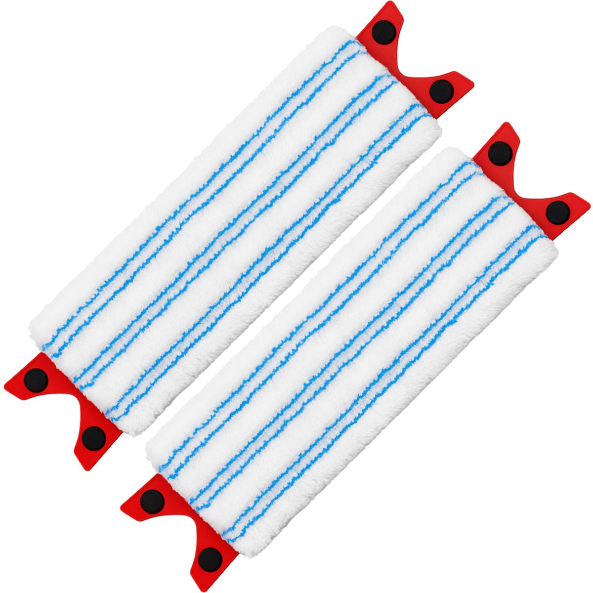 2x Dweil pads geschikt voor Vileda Ultramax schrobben - schoonmaak doeken navulling
