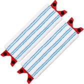 2x Dweil pads geschikt voor Vileda Ultramax schrobben - schoonmaak doeken navulling