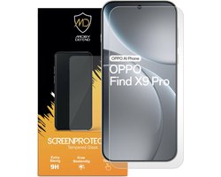 MobyDefend Screenprotector - Geschikt voor Oppo Find X9 Pro - Case-Friendly Screensaver - Gehard Glas