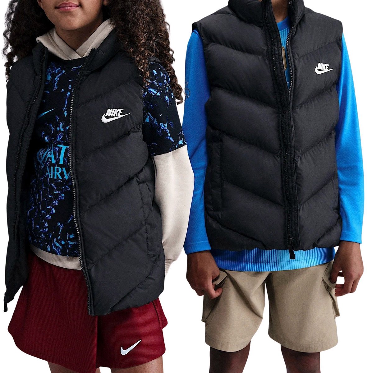 Nike Sportswear All Day Play Bodywarmer Junior Zwart