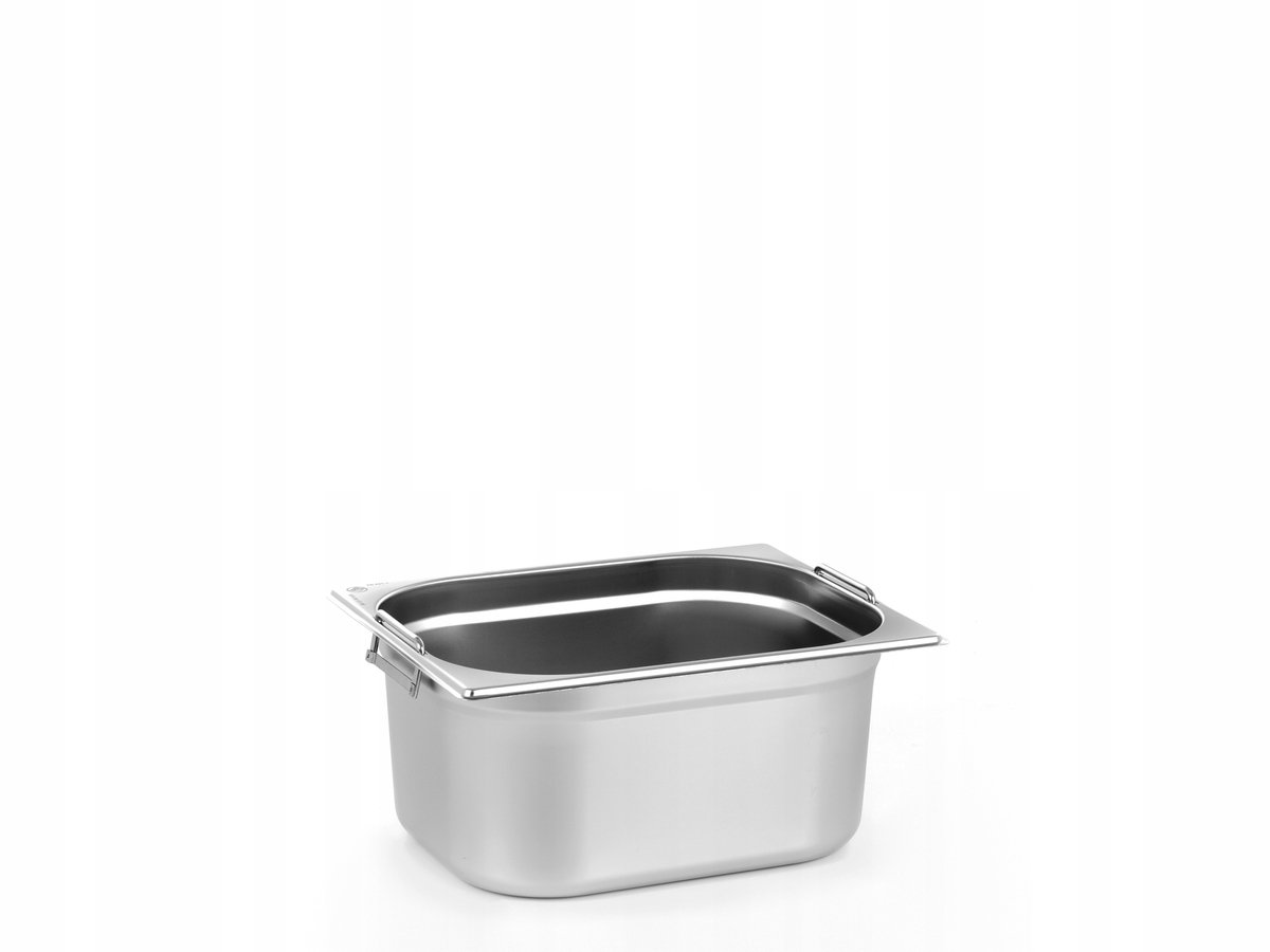 Gastronorm Achterkant GN 1/2 150mm 8.9L RVS met Handvatten