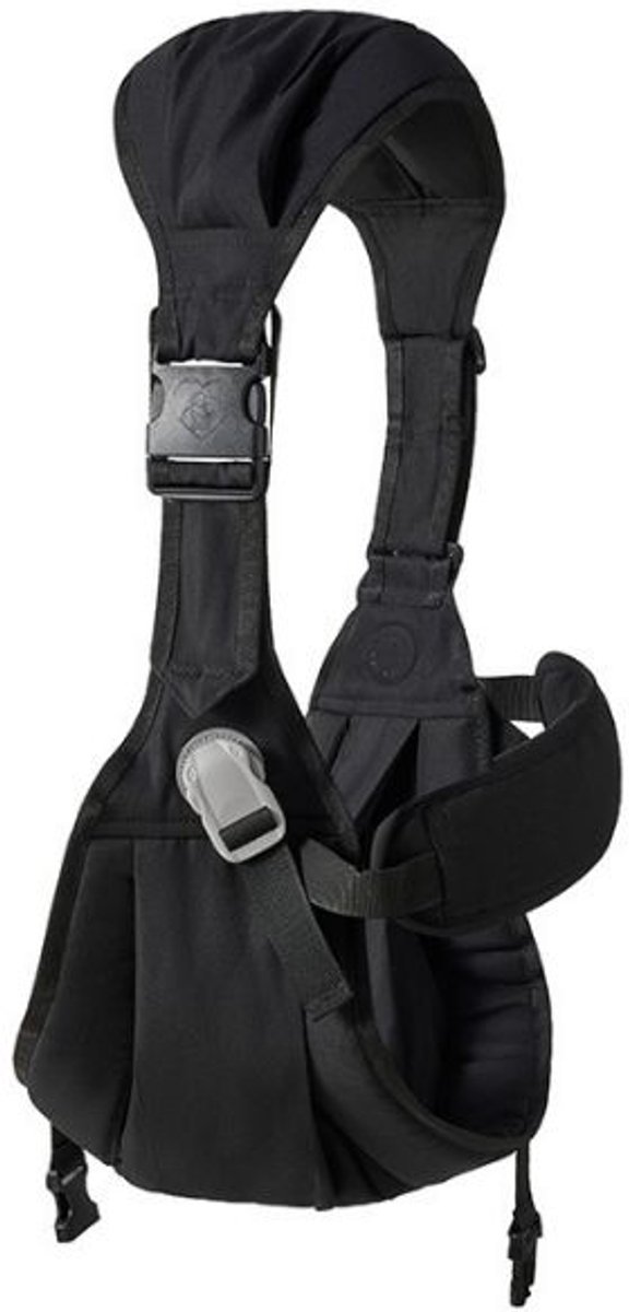 Kinderzitje - van pasgeborene tot puber - verstelbare draagzak - comfortabele lichte draagzak voor peuters van 11-24 kg - ideaal voor winkelen en reizen - zwart