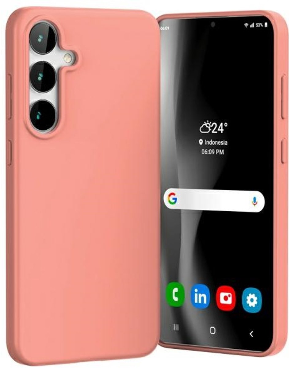 Mercury Soft Case Voor Samsung S24 Fe S721 Telefoonbescherming Met Flexibele